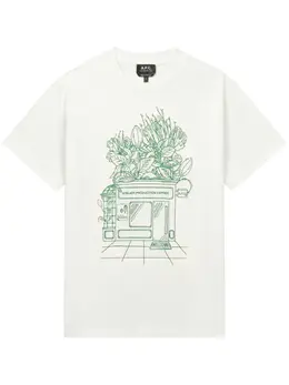 A.P.C.: Белая футболка 