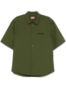 Kenzo: Рубашка с цветочным принтом 