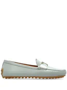 Tod's: Светлые лоферы 