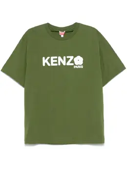 Kenzo: Футболка с цветочным принтом 
