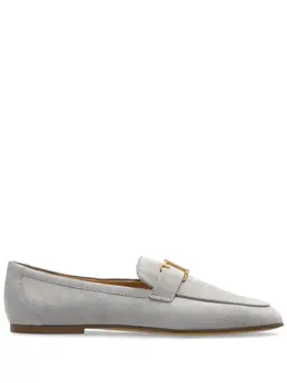 Tod's: Светлые лоферы 