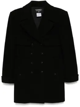 CHANEL Pre-Owned: Двубортное пальто 