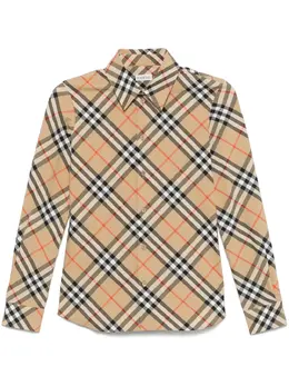 Burberry: Винтажная рубашка  Vintage Check