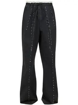 Maison Margiela: Чёрные брюки 