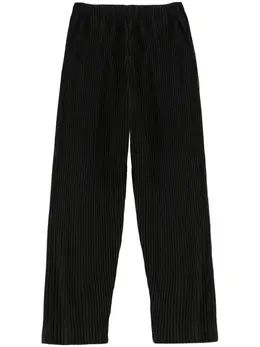 Homme Plissé Issey Miyake: Чёрные брюки 