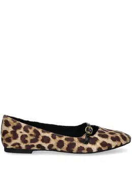 Kurt Geiger London: Бежевые балетки 