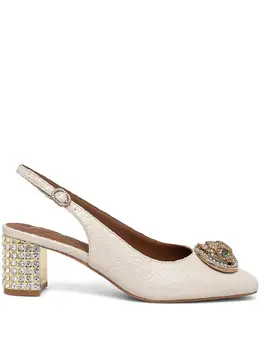 Kurt Geiger London: Бежевые туфли 