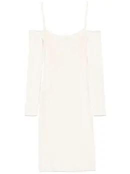 Mugler: Трикотажное платье 