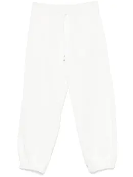 Alexander McQueen: Белые брюки  Skull