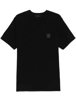 Stone Island: Чёрная футболка  Ghost