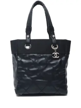 CHANEL Pre-Owned: Чёрная сумка 