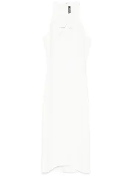 Mugler: Платье без рукава 