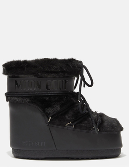 MOON BOOT: Чёрные ботинки 
