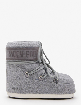 MOON BOOT: Серые ботинки 