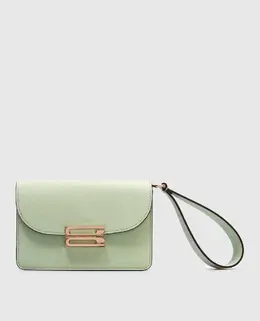 Victoria Beckham: Зелёный клатч 