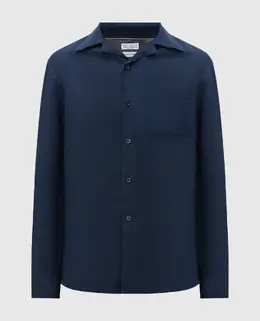 Brunello Cucinelli: Синяя рубашка 