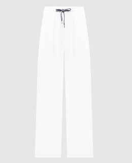 Brunello Cucinelli: Белые брюки 