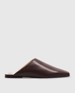 Loro Piana: Коричневые сабо 