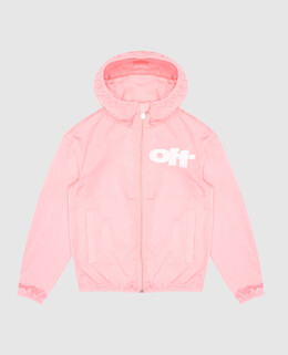 Off-White: Розовая куртка 