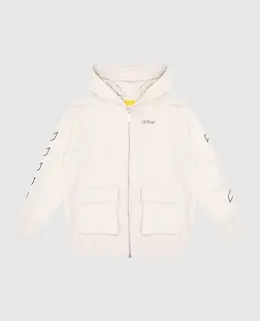 Off-White: Бежевая куртка 