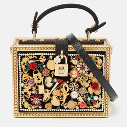Dolce & Gabbana: Чёрная сумка на руку  Dolce Box