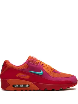 Nike: Красные кроссовки  Air Max 90
