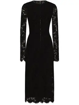 Dolce & Gabbana: Платье с растительным принтом 