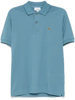 Lacoste: Голубое поло 