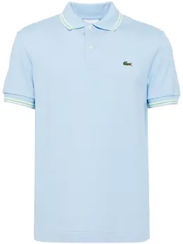 Lacoste: Голубое поло 