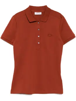 Lacoste: Коричневое поло 