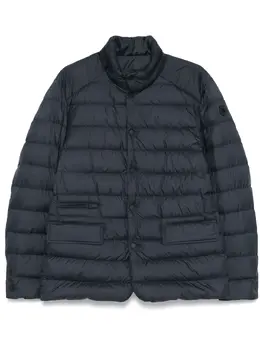 Moncler: Голубая куртка 
