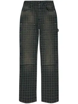 AMIRI: Жаккардовые джинсы 
