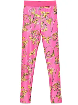 Versace Jeans Couture: Легинсы с принтом 