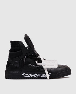 Off-White: Чёрные кроссовки 