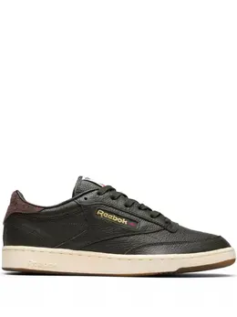 Reebok: Тёмные кроссовки  Club C 85