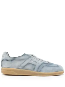 Santoni: Светлые кроссовки 