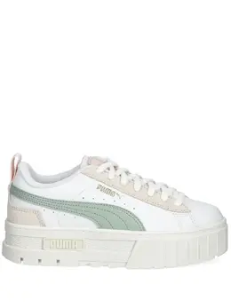 PUMA: Белые кроссовки  Mayze
