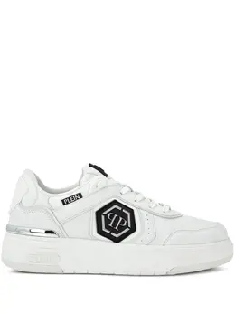Philipp Plein: Белые кроссовки 