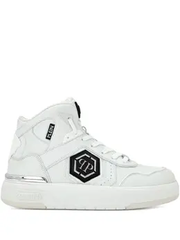 Philipp Plein: Белые кроссовки  Predator