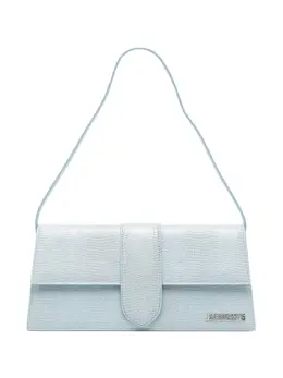 Jacquemus: Голубая сумка  Le Bambino Long