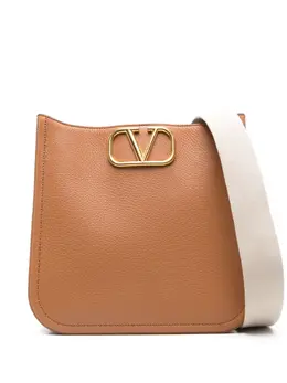 Valentino Garavani: Бежевая сумка 