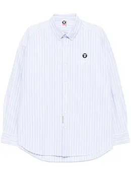 AAPE BY *A BATHING APE®: Рубашка в полоску 