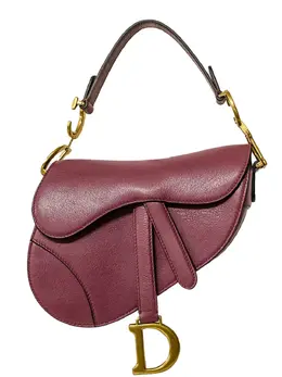 Christian Dior Pre-Owned: Бордовая сумка 
