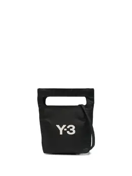 Y-3: Сумка-шоппер с принтом 