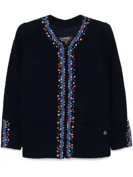CHANEL Pre-Owned: Куртка без воротника 