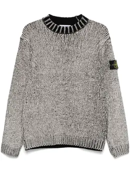 Stone Island: Чёрный свитер 