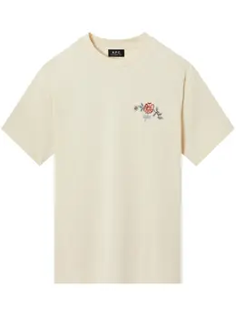 A.P.C.: Футболка с принтом 