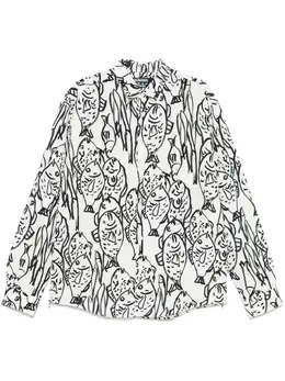 Jacquemus: Белая рубашка  La Chemise Simon