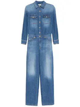 Elisabetta Franchi: Джинсовый комбинезон 