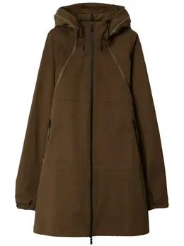 Burberry: Пуховик с капюшоном 